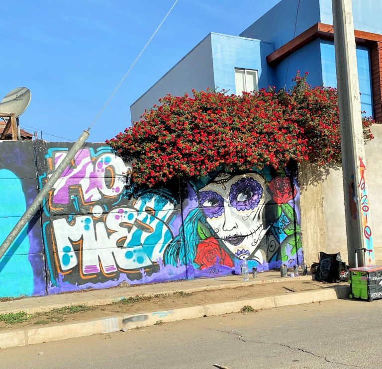 Граффити в Чили