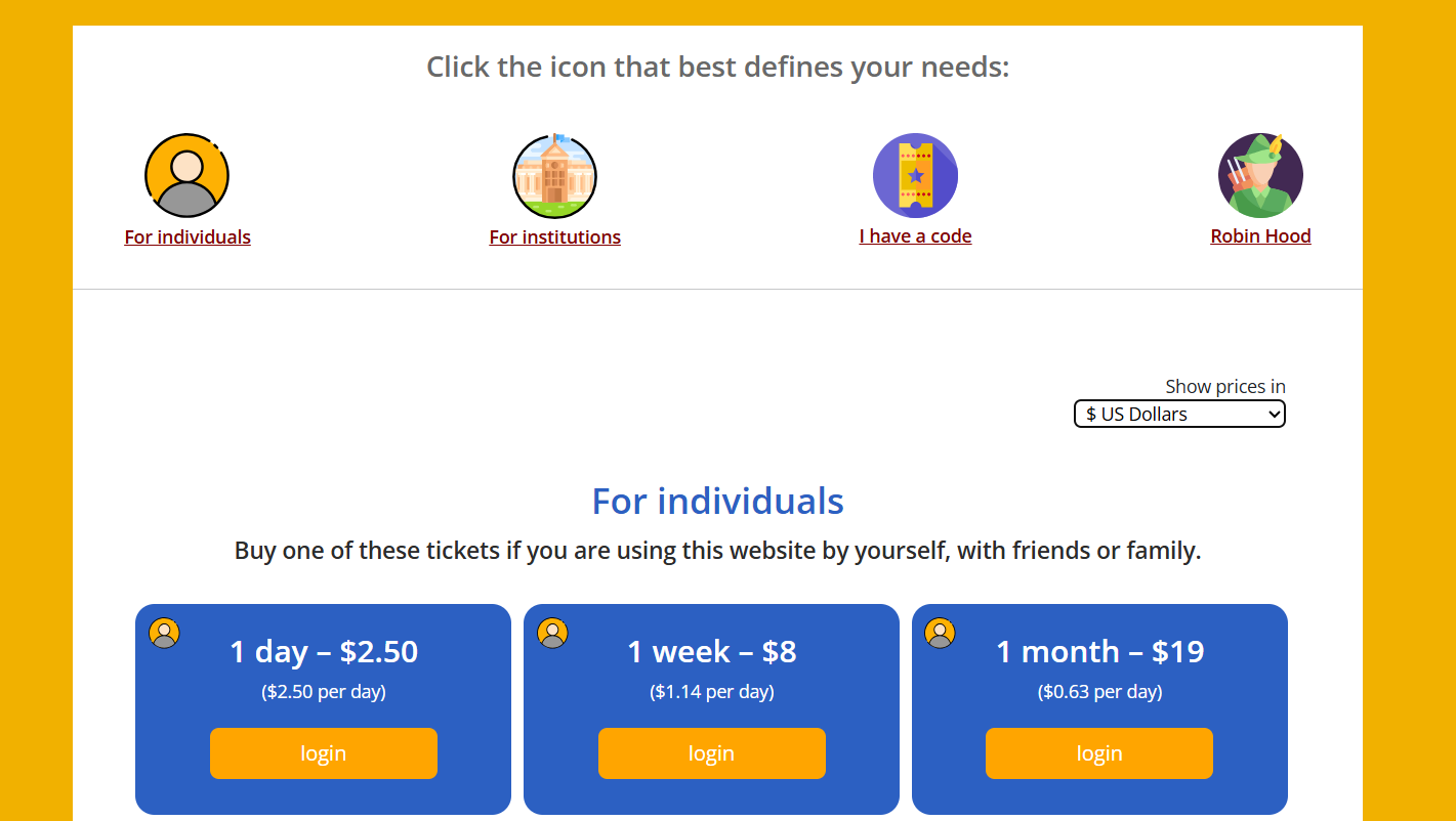 Оформление подписки на сайте Shakespeare’s words